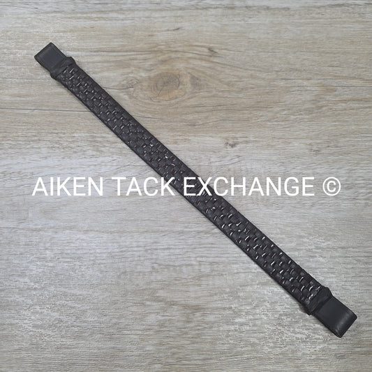 Leather Browband, Brown, 16"