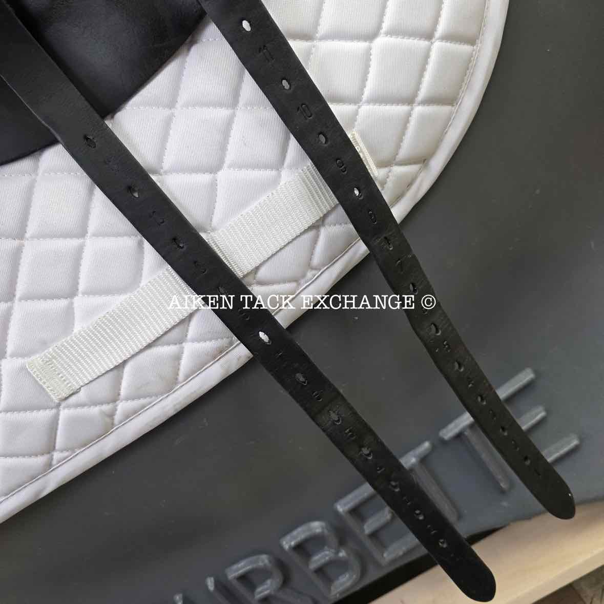 2010 Custom Saddlery Wolfgang Solo Dressage Saddle, 17.5" Seat, Adjustable Tree, Wool Flocked Panels