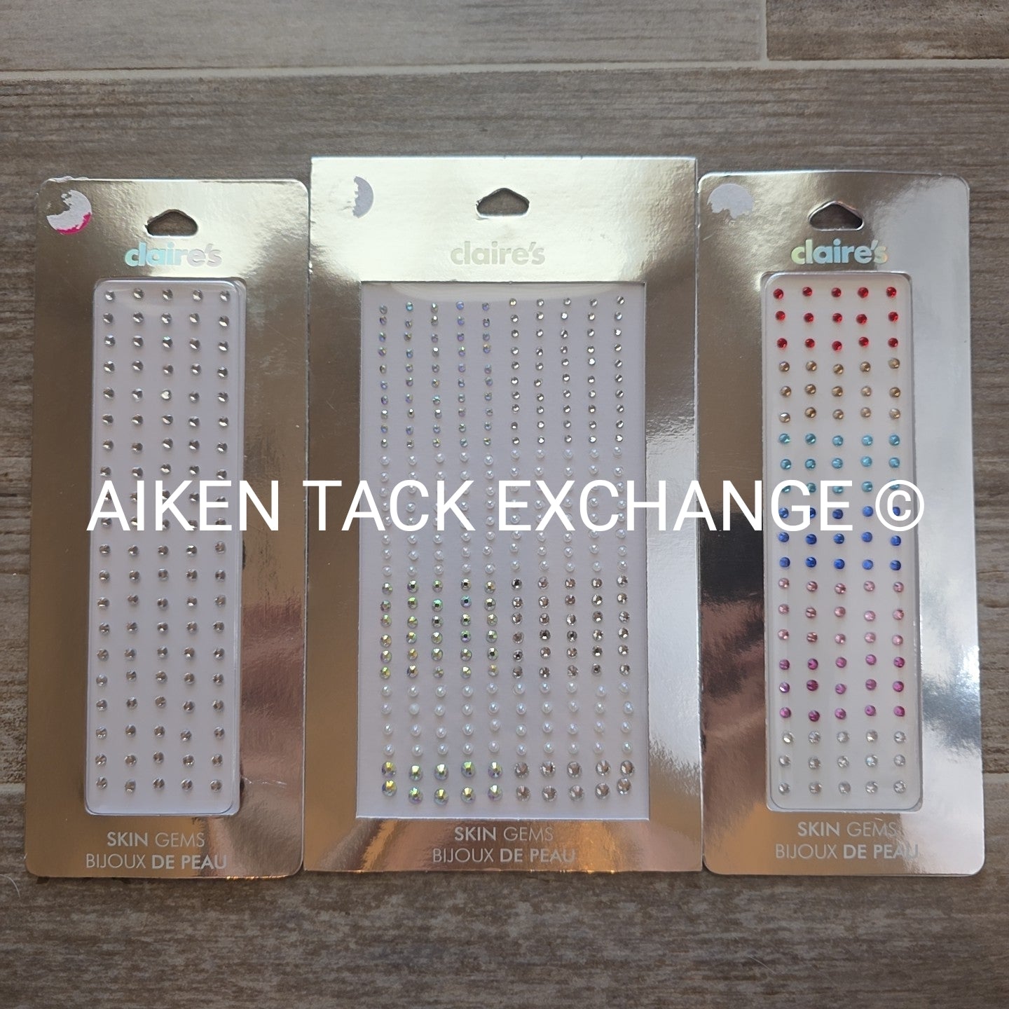 Claire's Body Gems (3 Sets) - 1 Large, 2 Small – Aiken Tack Exchange
