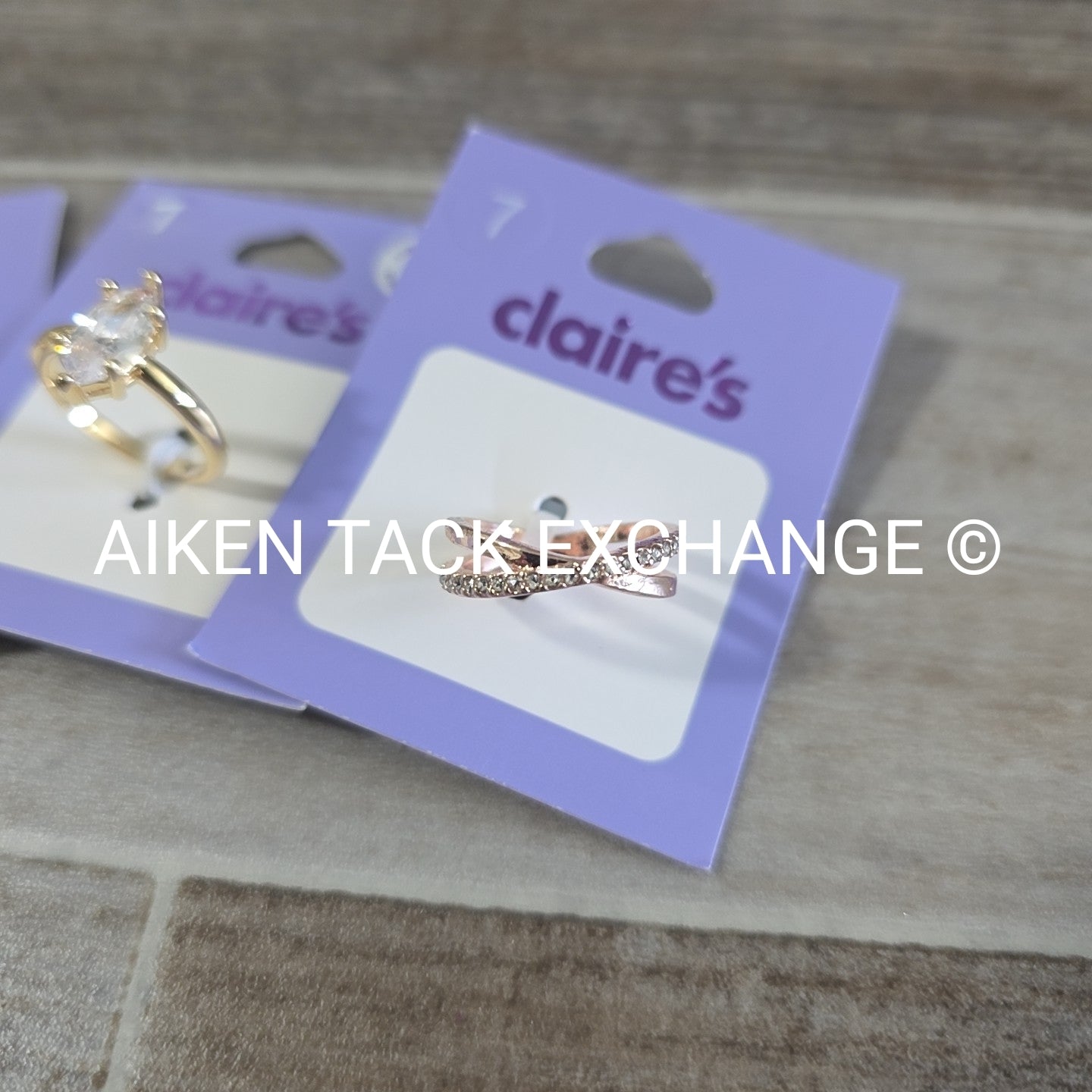 Claire's Rings (3) - Size 7