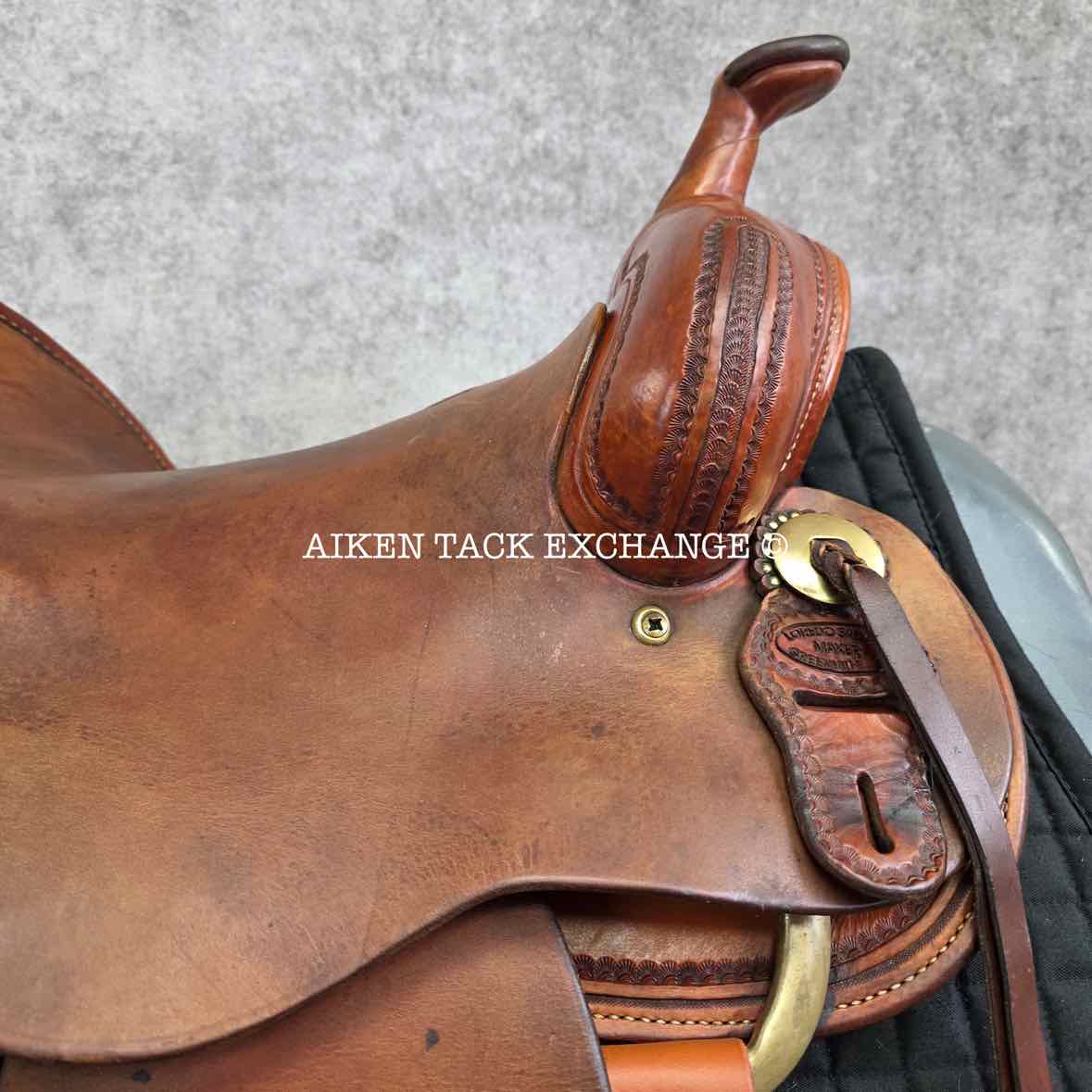 2008 Loredo Saddlery Western Saddle, 15" Seat, Wide Tree - Full QH Bars