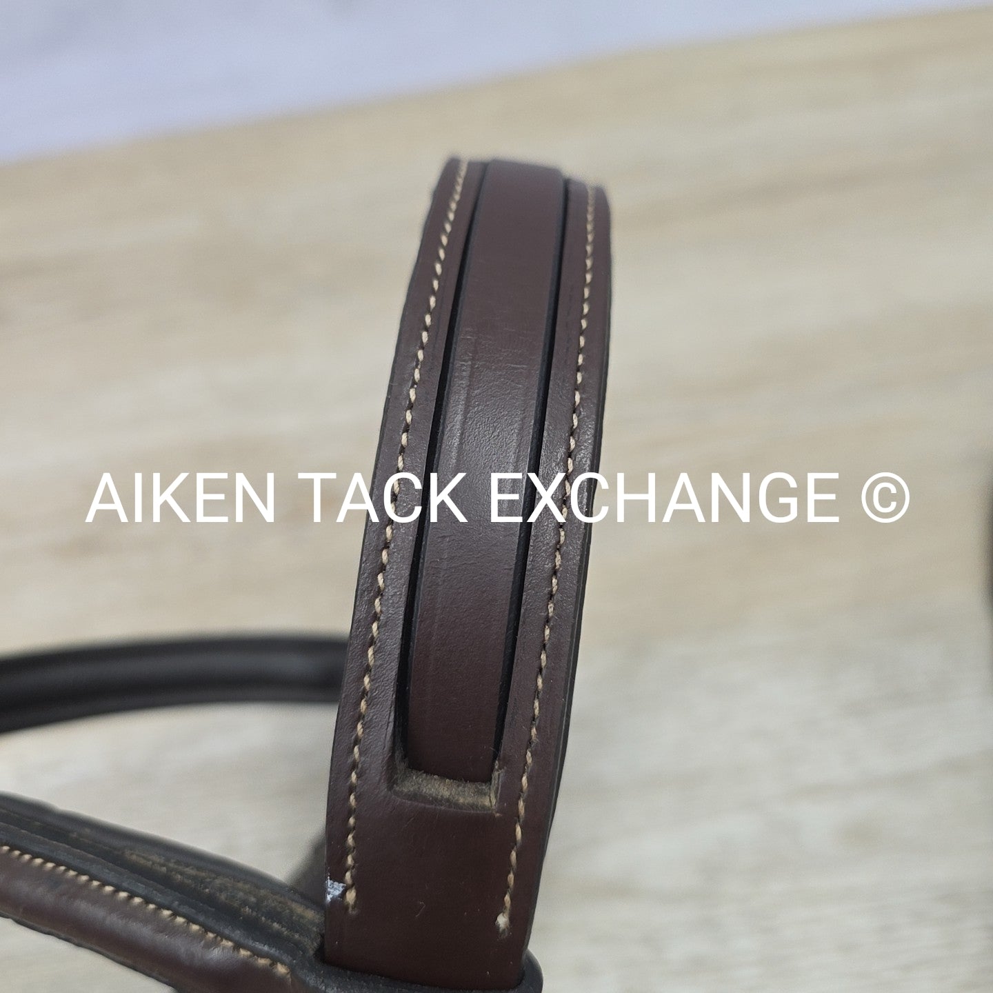 KL Select Black Oak Fancy Stitched Bridle with Matching Laced Reins, Brown, Cob