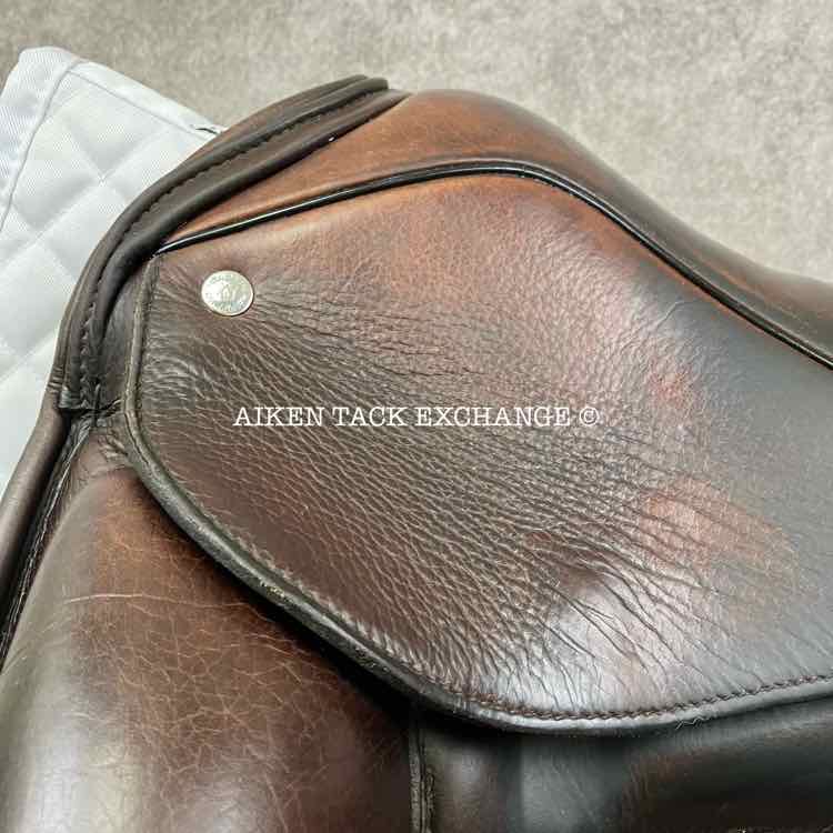 2018 Custom Saddlery Icon Star Monoflap Dressage Saddle, 17.5" Seat, Adjustable Tree, Wool Flocked Panels