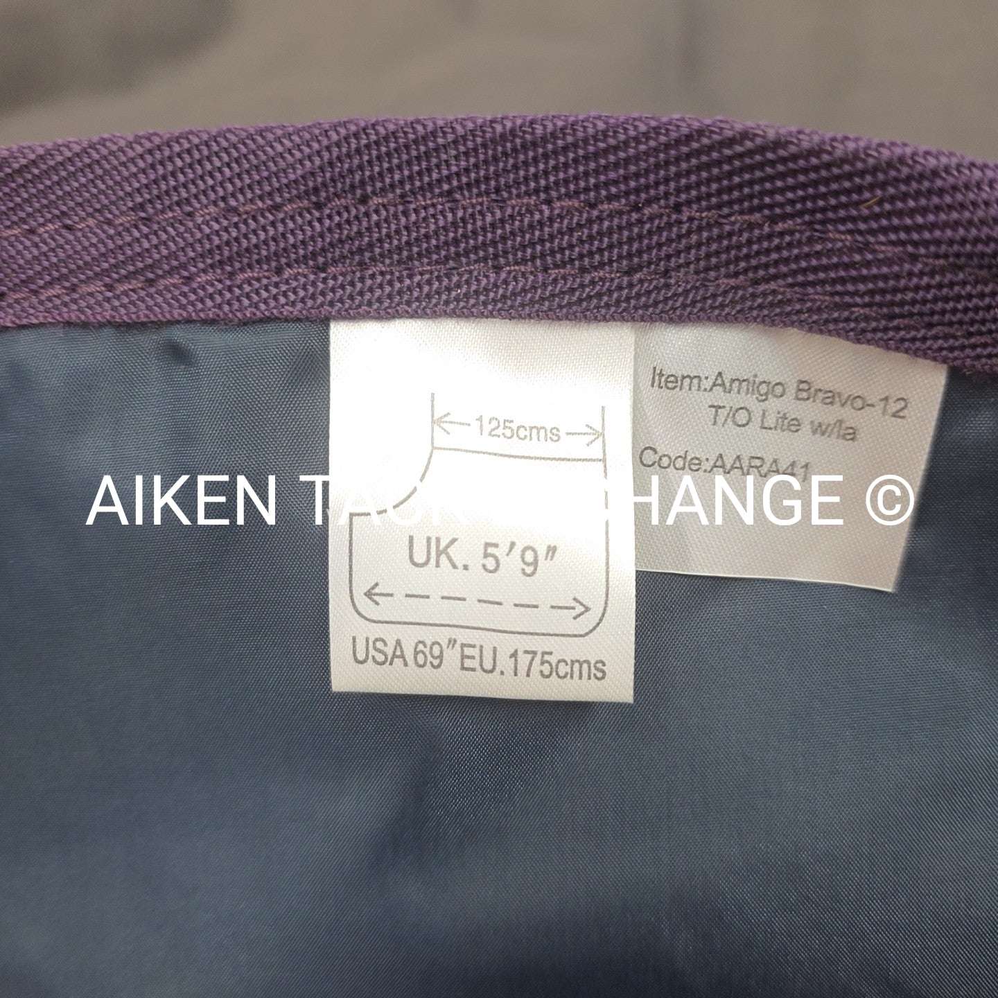 Horseware Amigo Bravo12 Lite 1200D Turnout Blanket, 0g fil, Size 69"