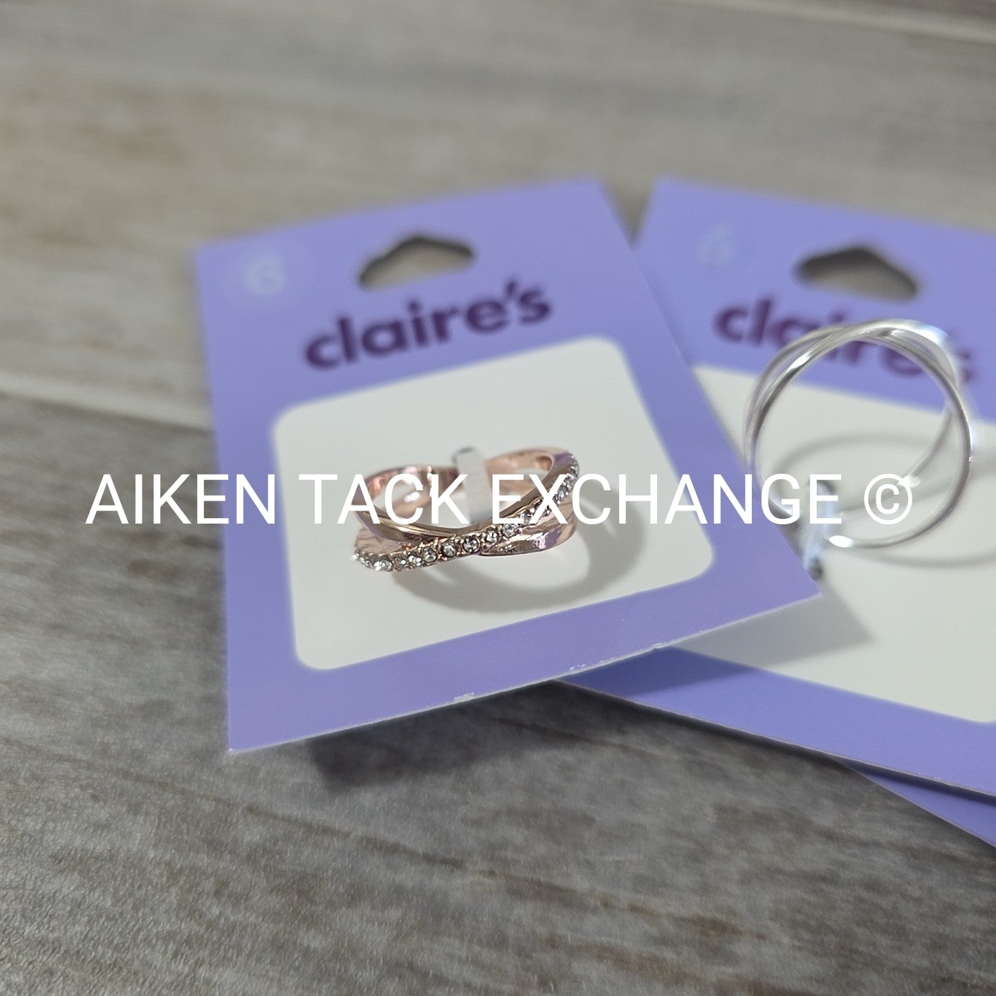 Claire's Rings (3) - Size 6