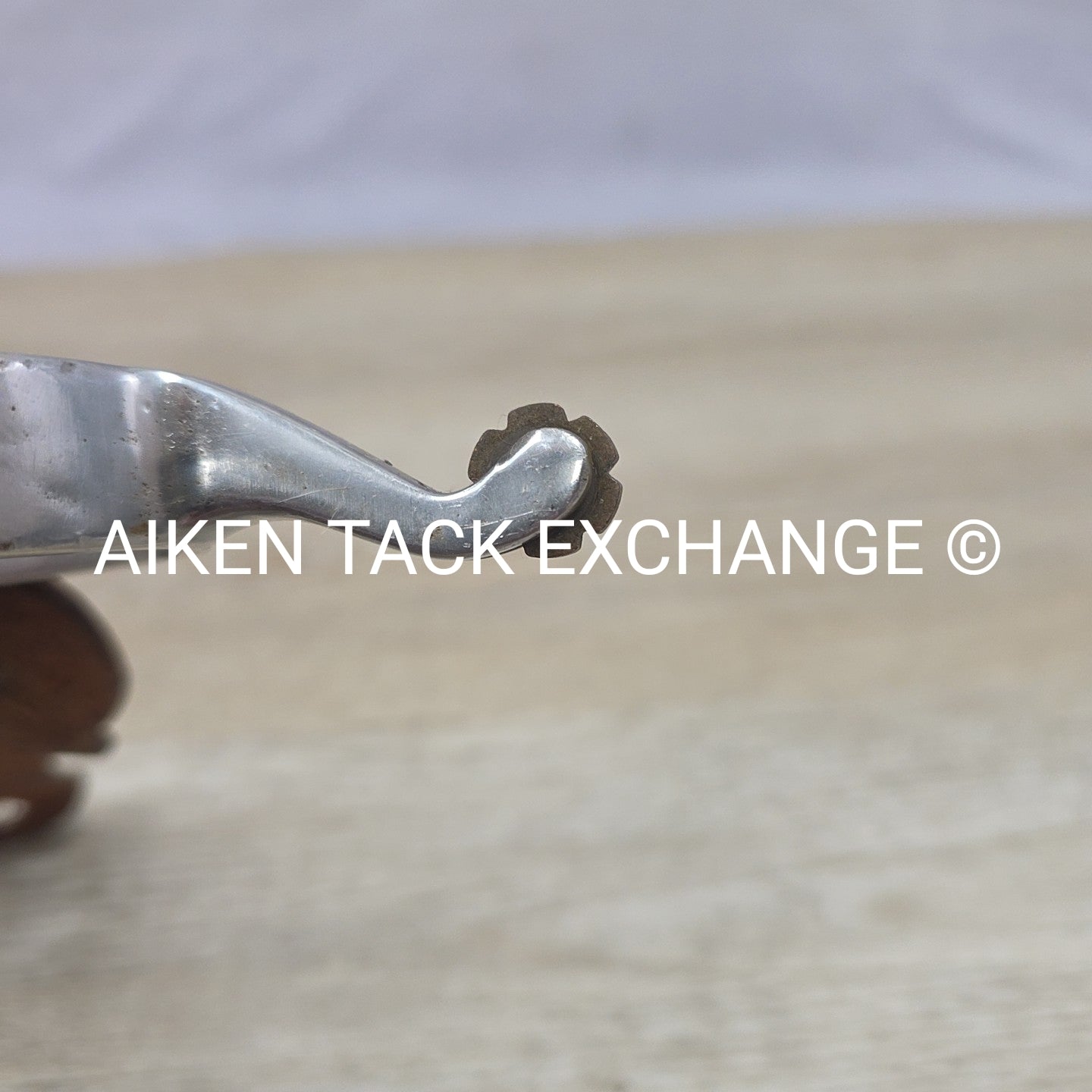 Western Rowel Spurs with Leather Spur Straps