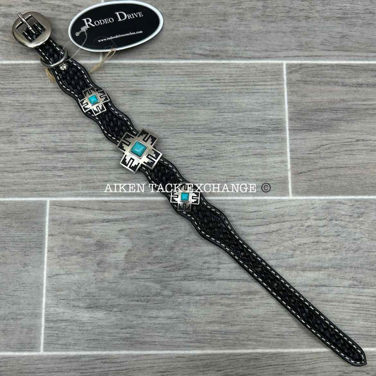 Rodeo Drive Leather Collar, 12"