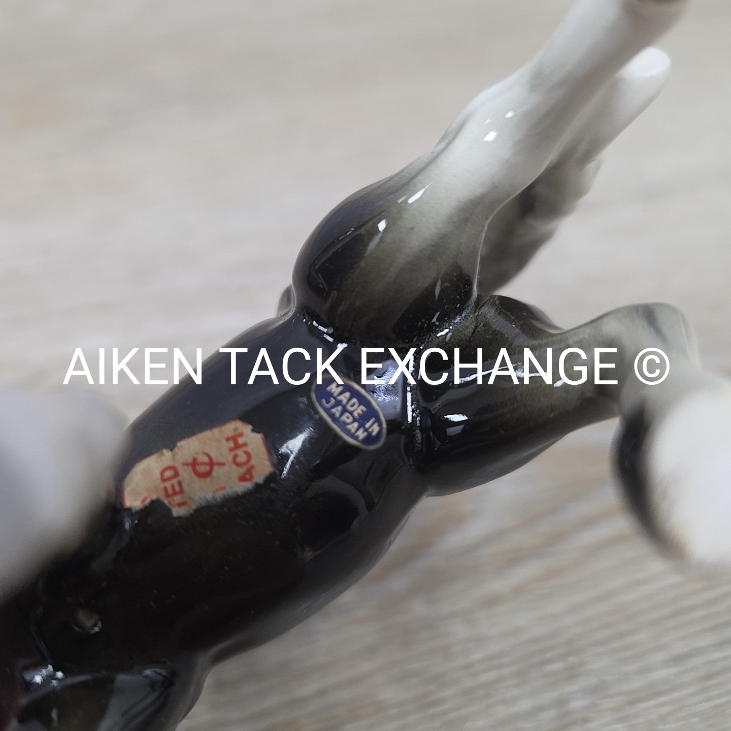 Handpainted Horse Figurine Made in Japan