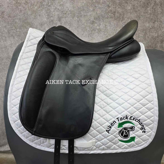 2006 County Perfection Dressage Saddle, 17" Seat, Narrow Tree, Wool Flocked Panels