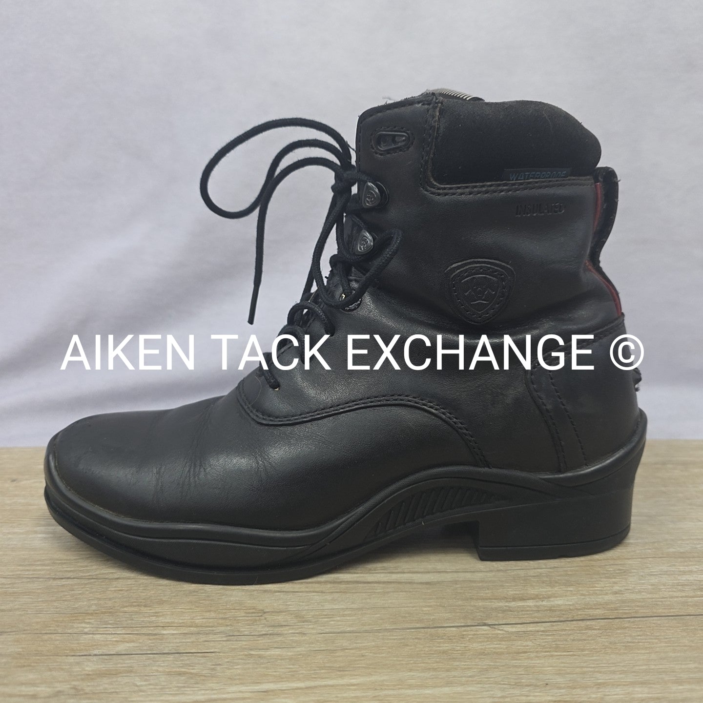 Ariat Extreme Waterproof Insulated Lace Up Paddock Boots, Size 7