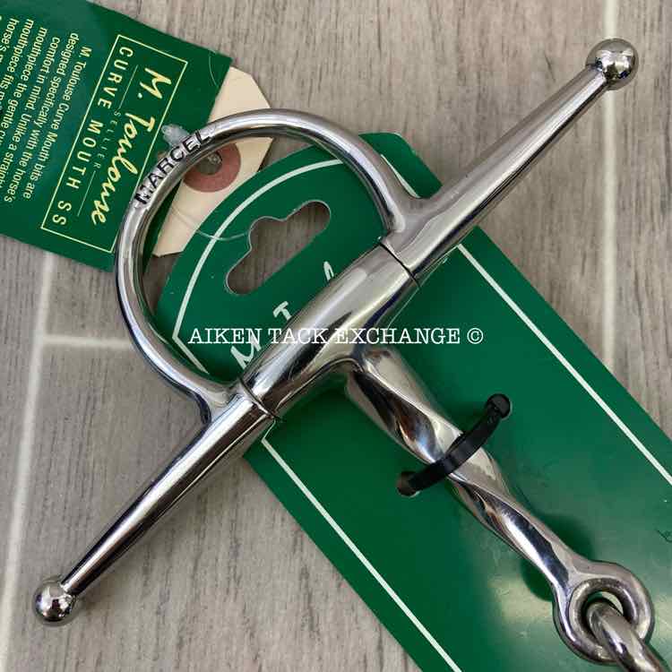 Marcel Toulouse Single Jointed Slow Twist Full Cheek Bit 5.5"