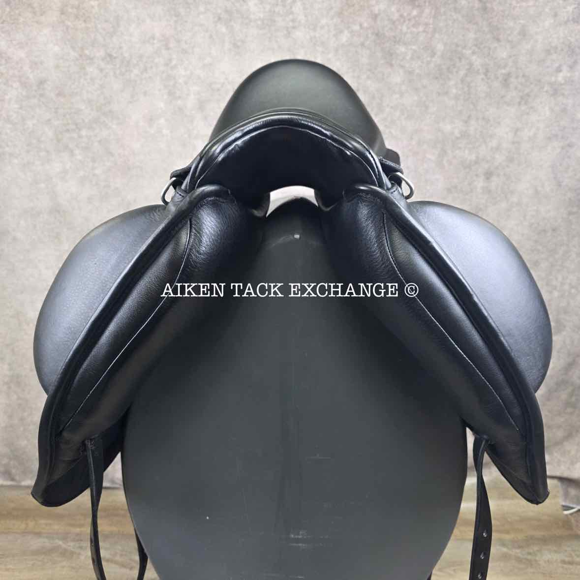 2023 Envy by Custom Saddlery Motion Monoflap Dressage Saddle, 17.5" Seat, Adjustable Tree, Wool Flocked Panels