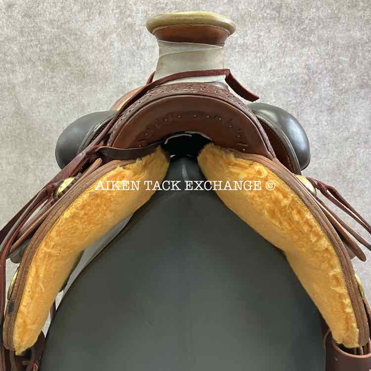 **SOLD** 2024 Circle Y 1134 Williston Wade Ranch Western Saddle, 17" Seat, Regular Tree - Semi QH Bars