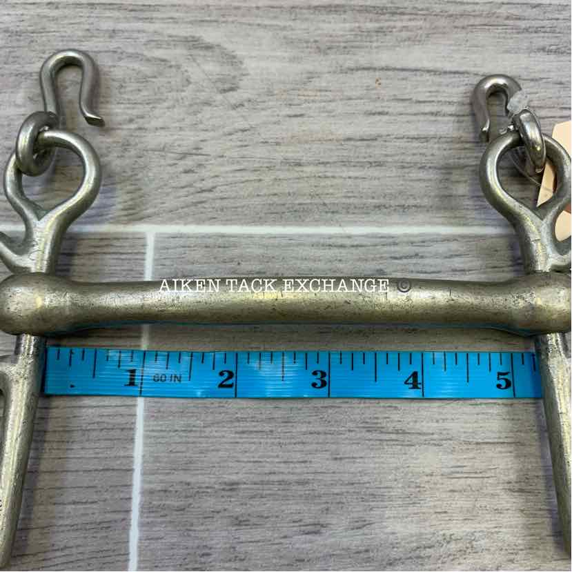 Never Rust Mullen Mouth Pelham Bit 4.75"
