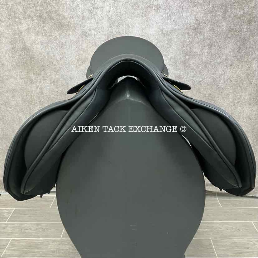 Jeffries XP GP All Purpose Jump Saddle, 17.5" Seat, Extra Wide Tree, Wool Flocked Panels