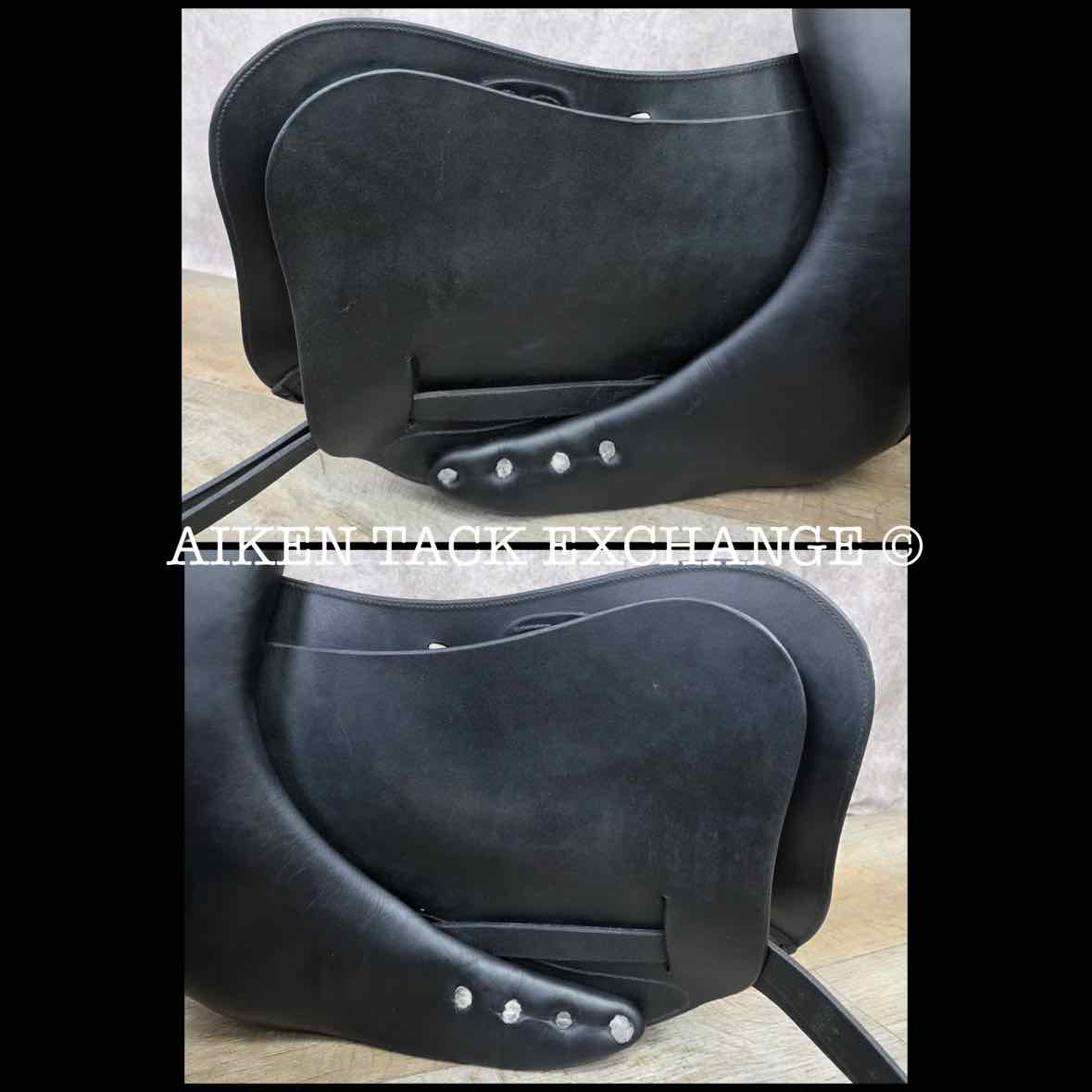 2014 Bruno Delgrange Syracuse Dressage Saddle, 17" Seat, 3S Flap, Medium Wide Tree, Foam Panels