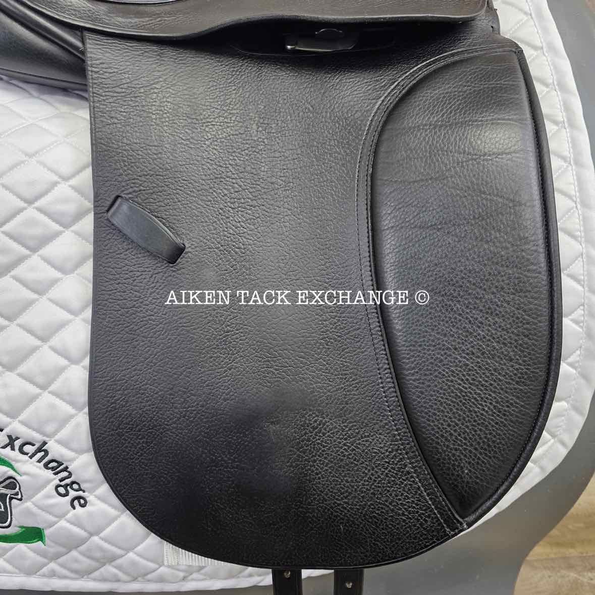 Smith-Worthington Nightwind Dressage Saddle, 17.5" Seat, XX-Wide Hoop Tree, Wool Flocked Panels