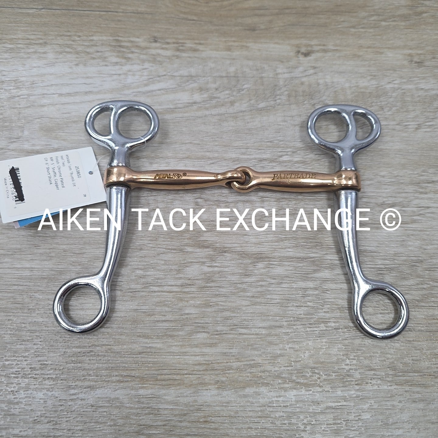 Metalab Partrade Single Joint Copper Tom Thumb Bit 5"