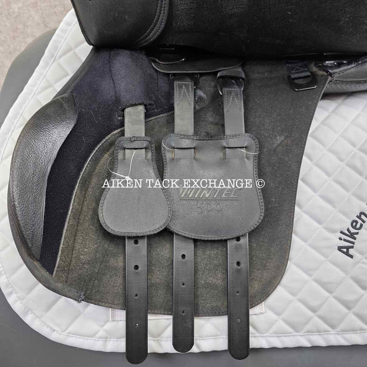 2010 Wintec 500 All Purpose Saddle, 18" Seat, Adjustable Tree - Changeable Gullet, Wool Flocked Panels