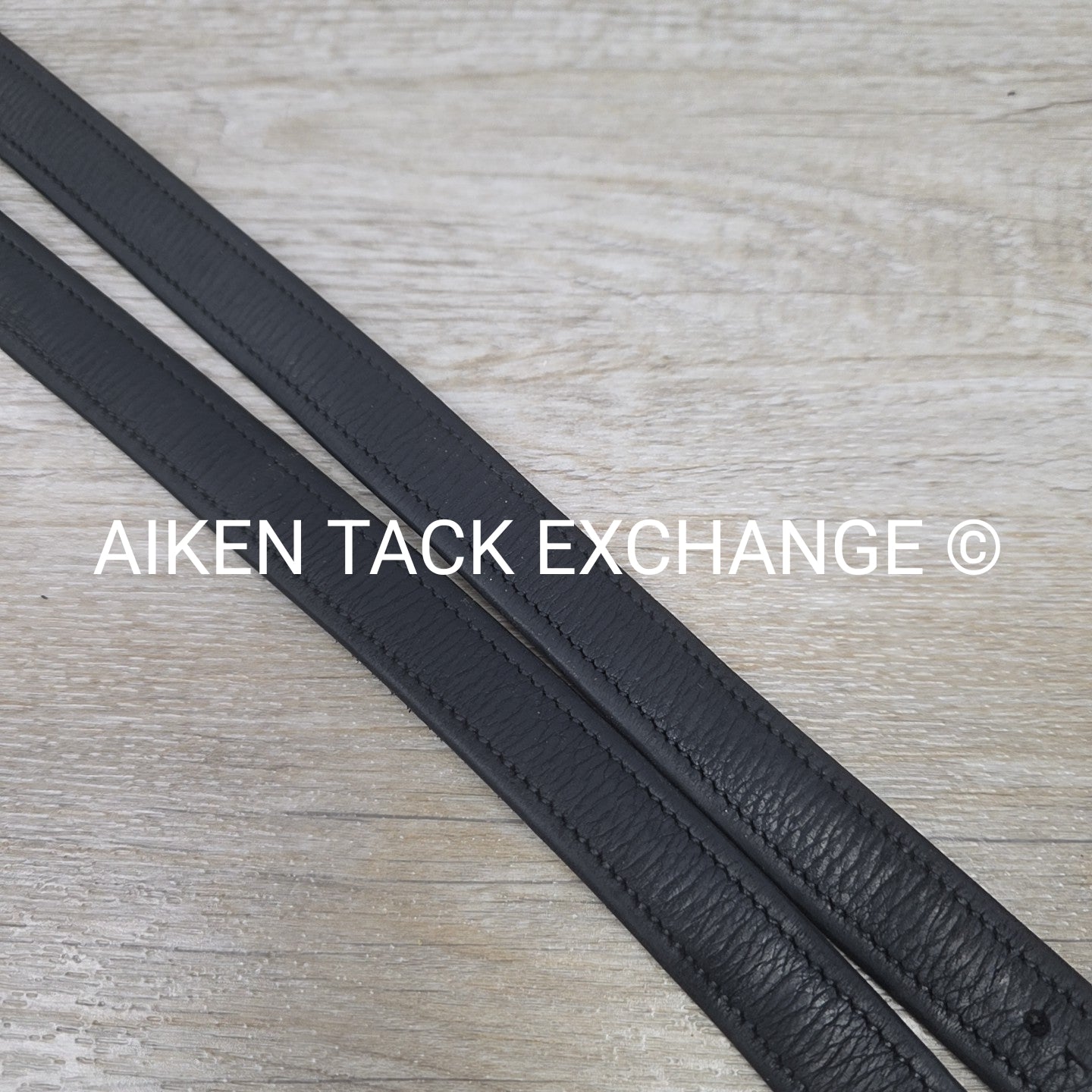 Bruno Delgrange Nylon Lined Stirrup Leathers, Black, 165 cm / 65"