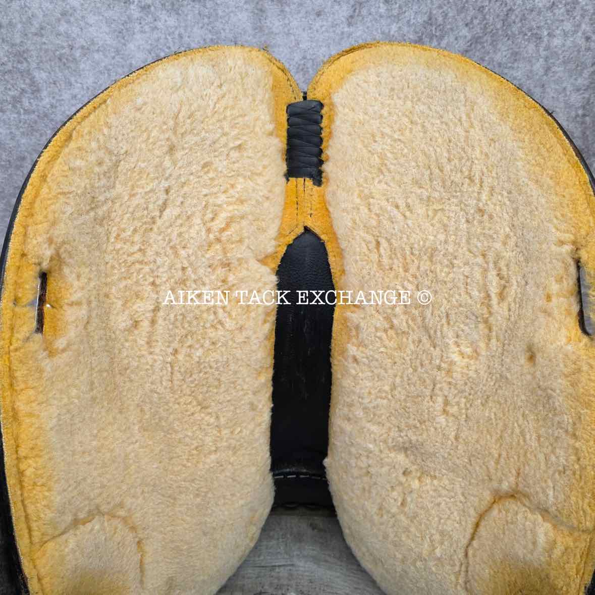 **SOLD** Big Horn 908 Extra Wide Trail Western Saddle, 16" Seat, Steele Equi-Fit Haflinger Tree