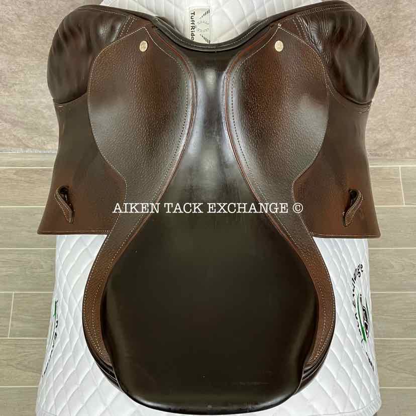 Bruno De Heusch - BDH Close Contact Jump Saddle, 17" Seat, Medium Tree, Foam Panels