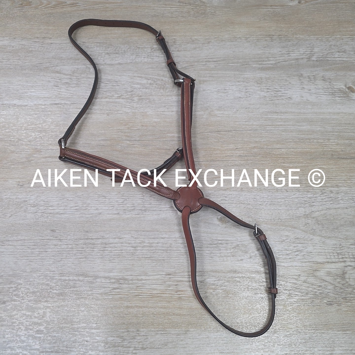 Plain Raised Figure 8 Noseband, Brown, Size Full