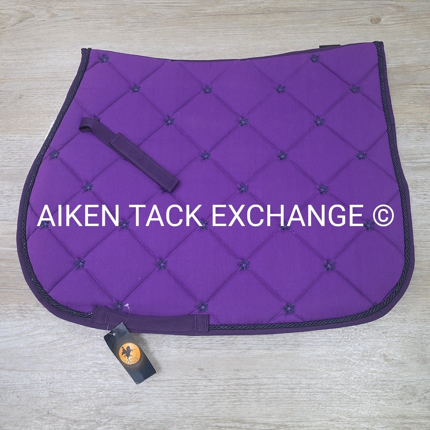 Centaur Hibiscus All Purpose Saddle Pad, Purple, Brand New