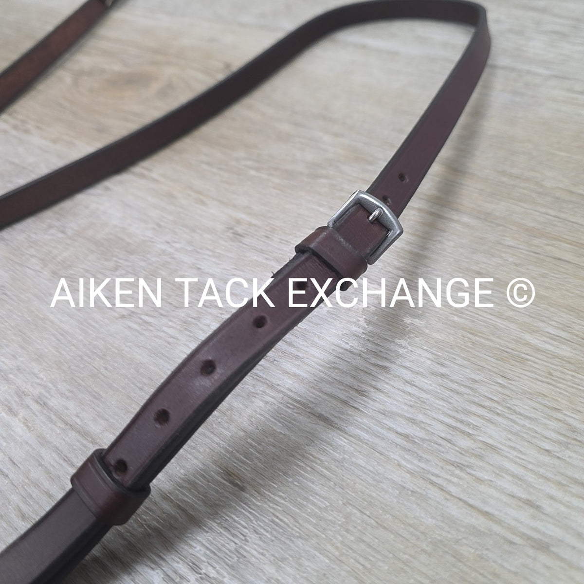 Plain Flat Standing Martingale, Brown, Size Full
