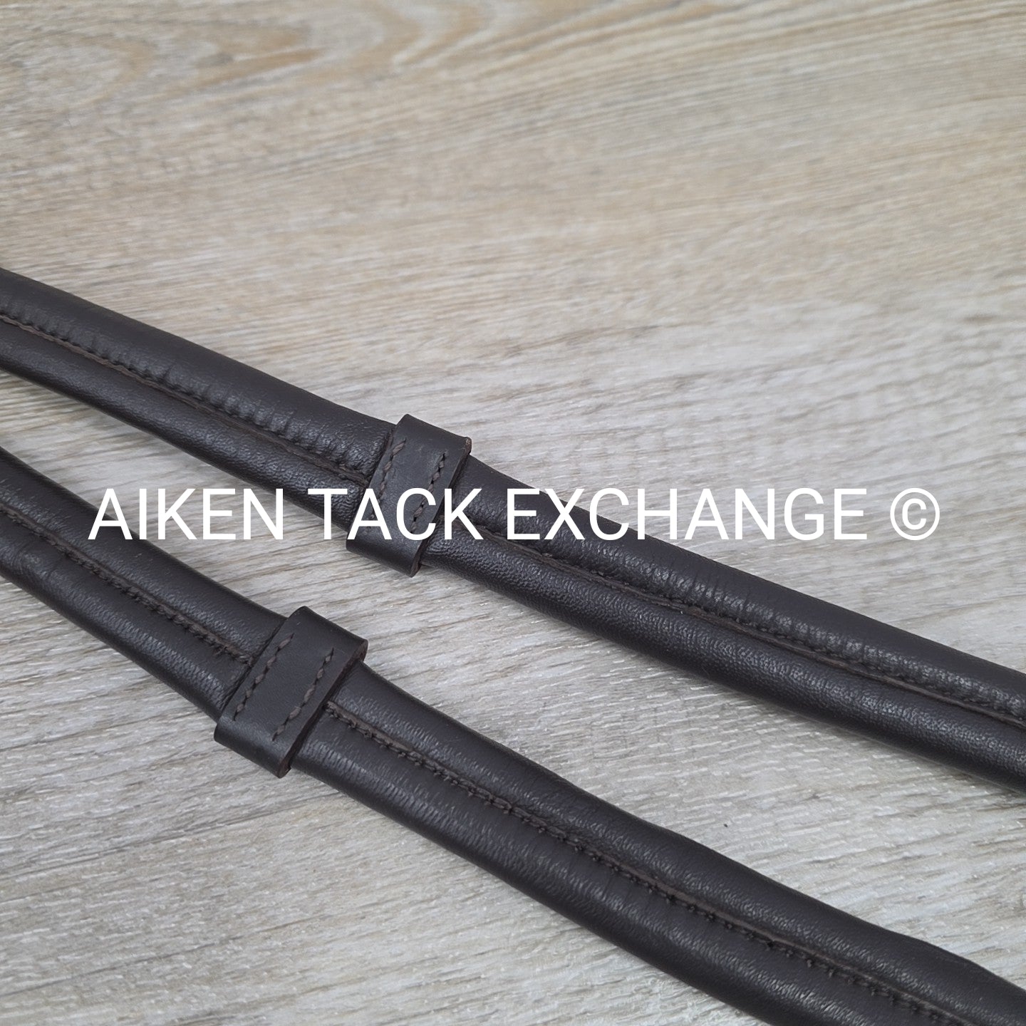 Cushion Grip Reins with Hand Stops, Brown, 56"