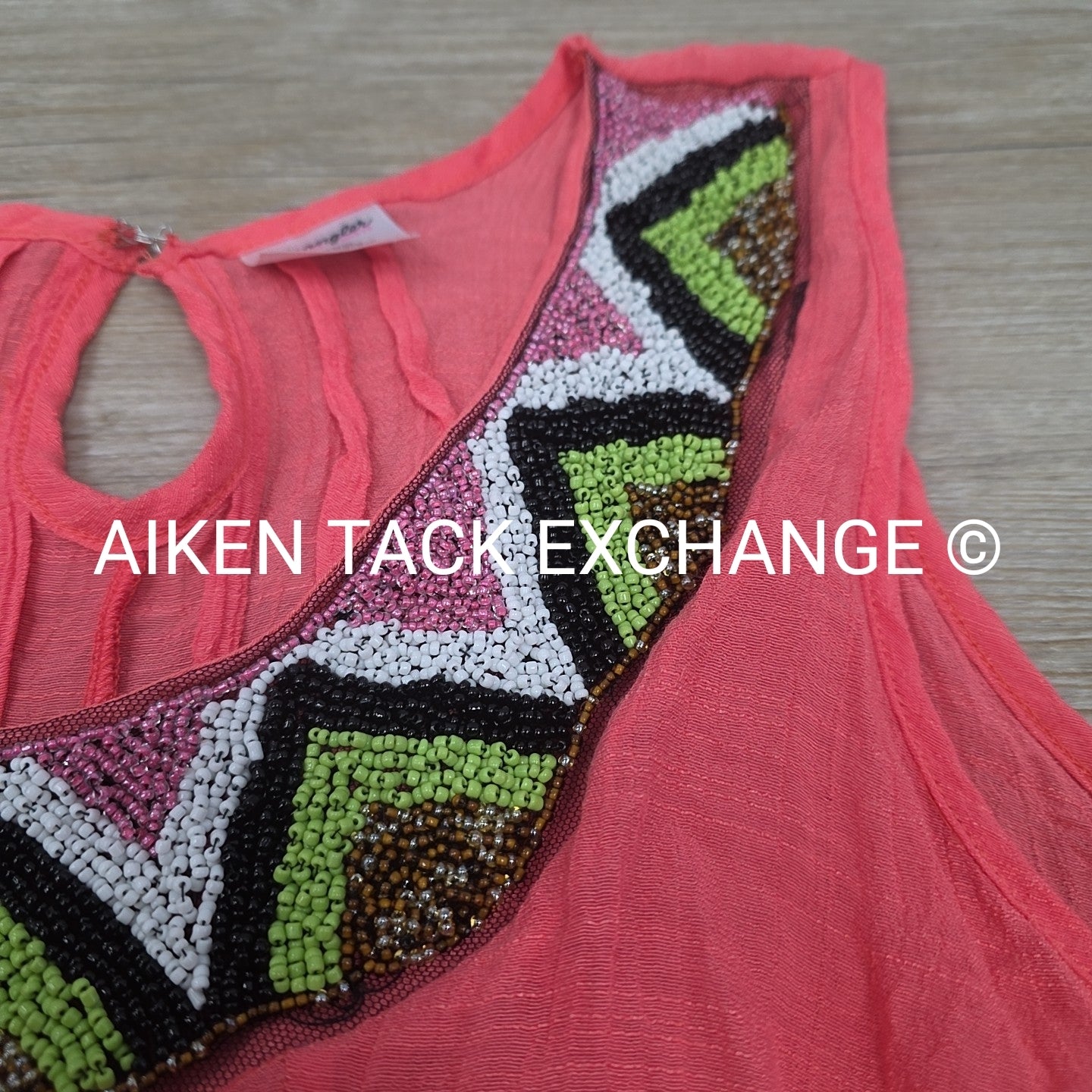 Wrangler Beaded Tank Top, Size Large