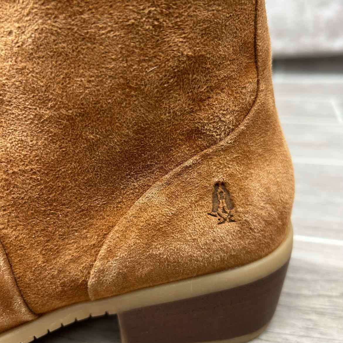 Hush Puppies Suede Ankle Boots, Size 8