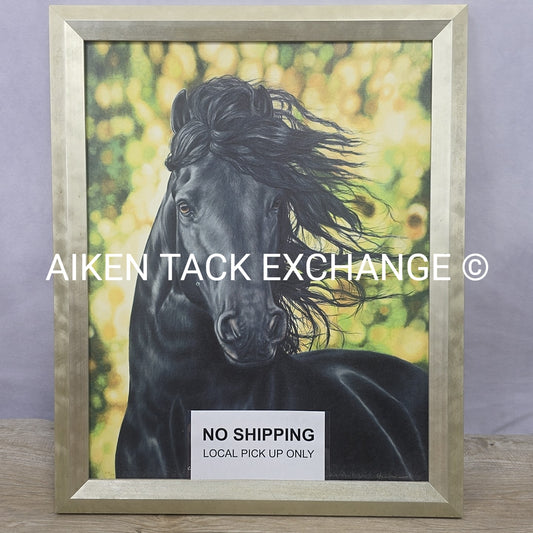 Horse Print on Canvas, 25.5" x 31.5"