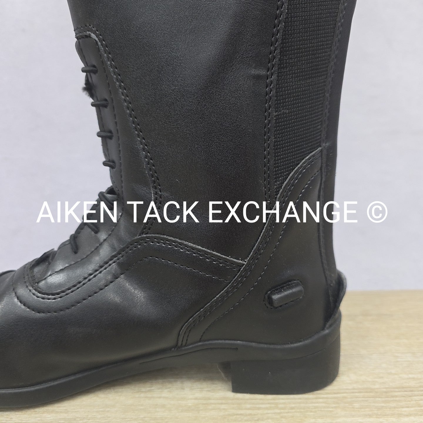 Saxon Syntovia Field Boots, Size 8.5, Regular Height, Extra Wide Calf