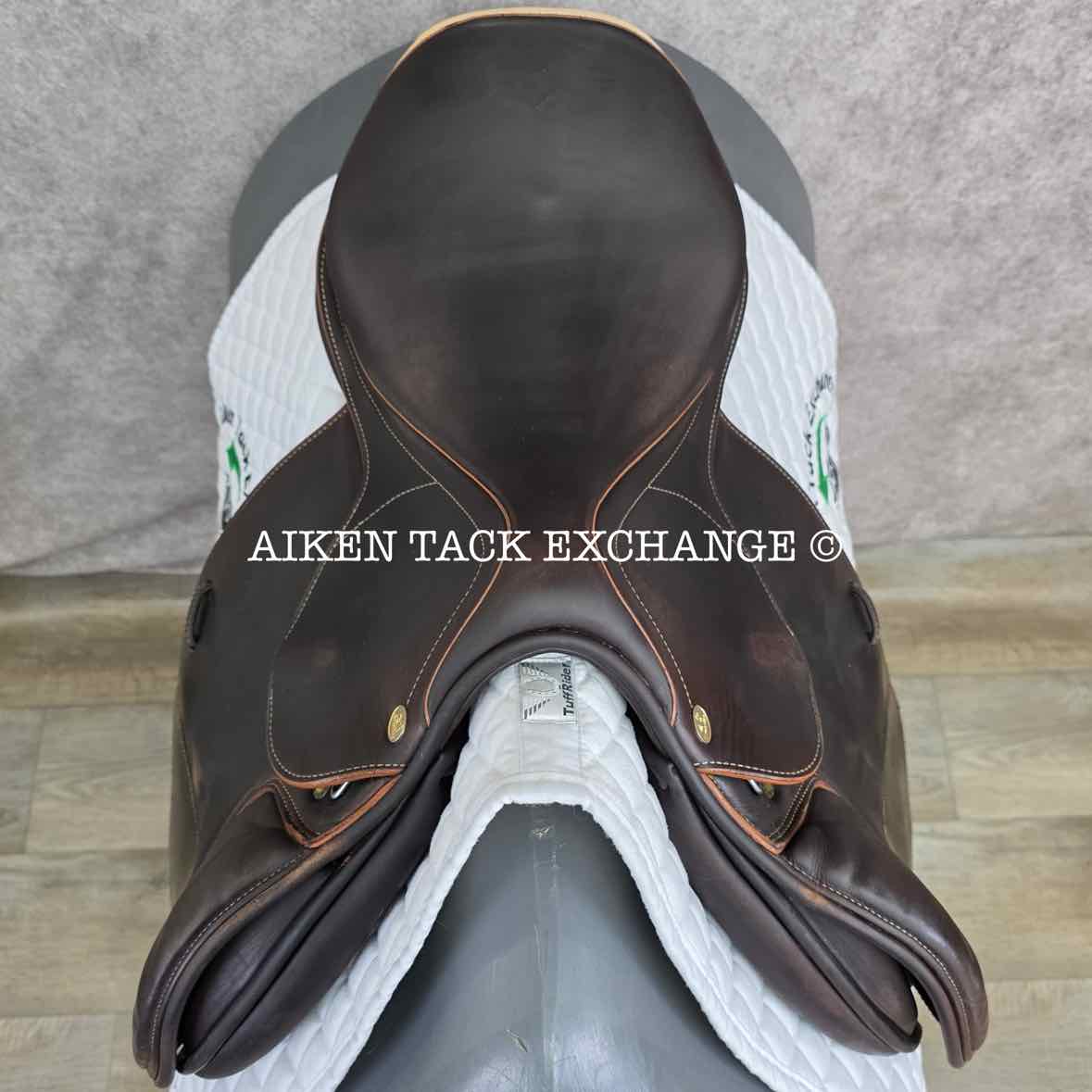 2004 Prestige Nona Garson Elite Close Contact Jump Saddle, 17" Seat, 33 Tree - Medium, Foam Panels