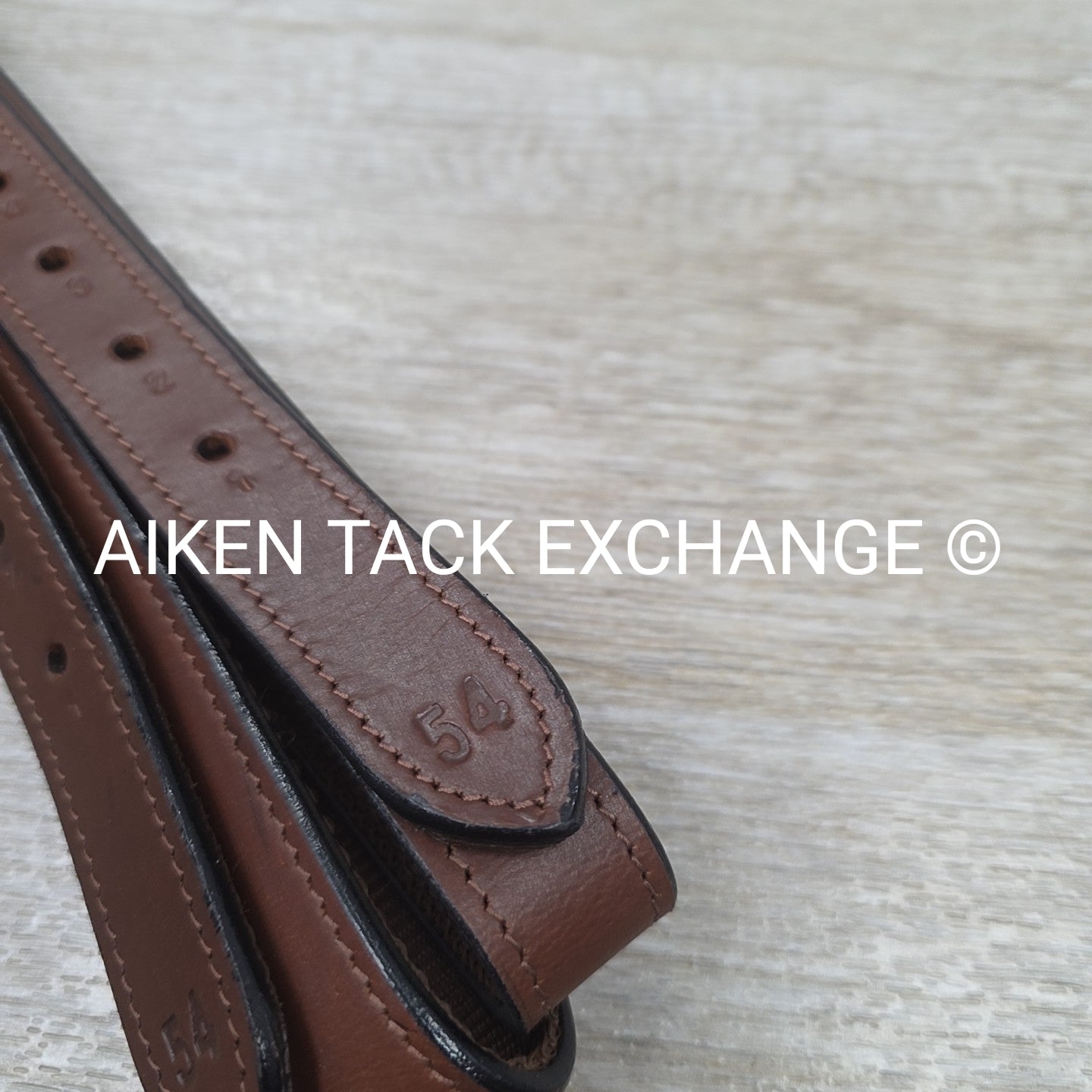 HDR Nylon Lined Stirrup Leathers, Australian Nut, 54"