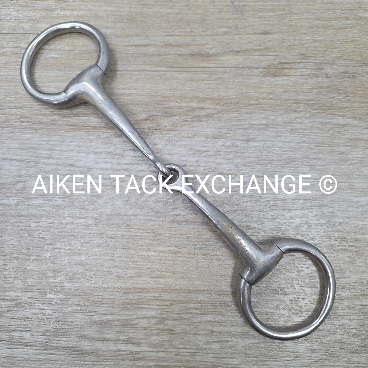 Single Joint Eggbutt Bradoon Bit 5.5"