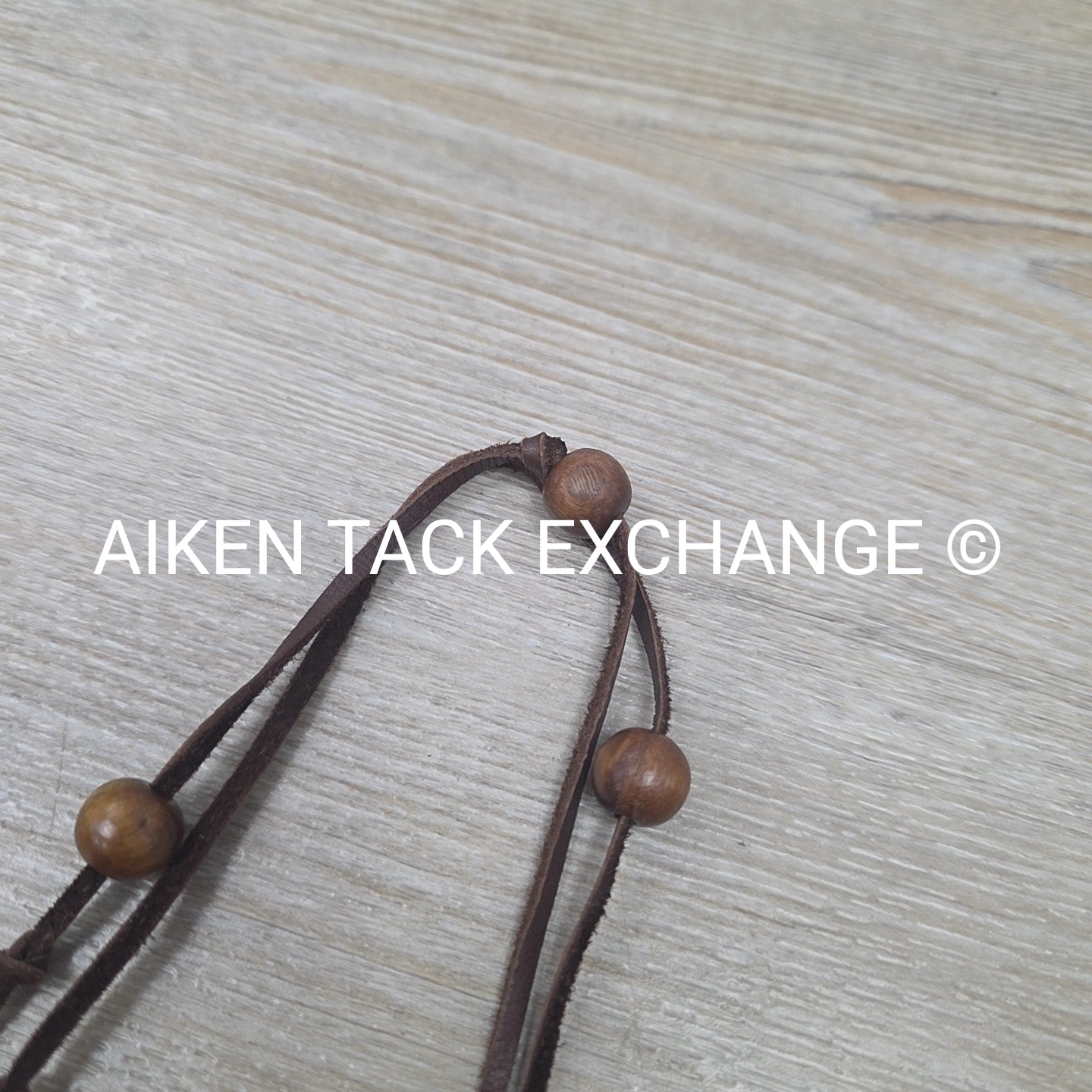 Leather & Stone Bead Necklace