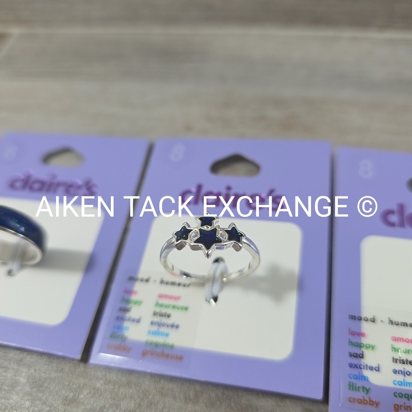 Claire's Mood Rings (3) - Size 8