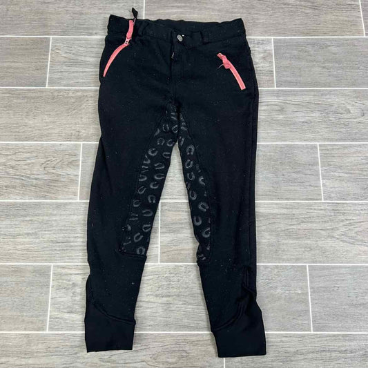 TuffRiider Macy Winter Fleece Lined Knee Patch Breeches, Size 12