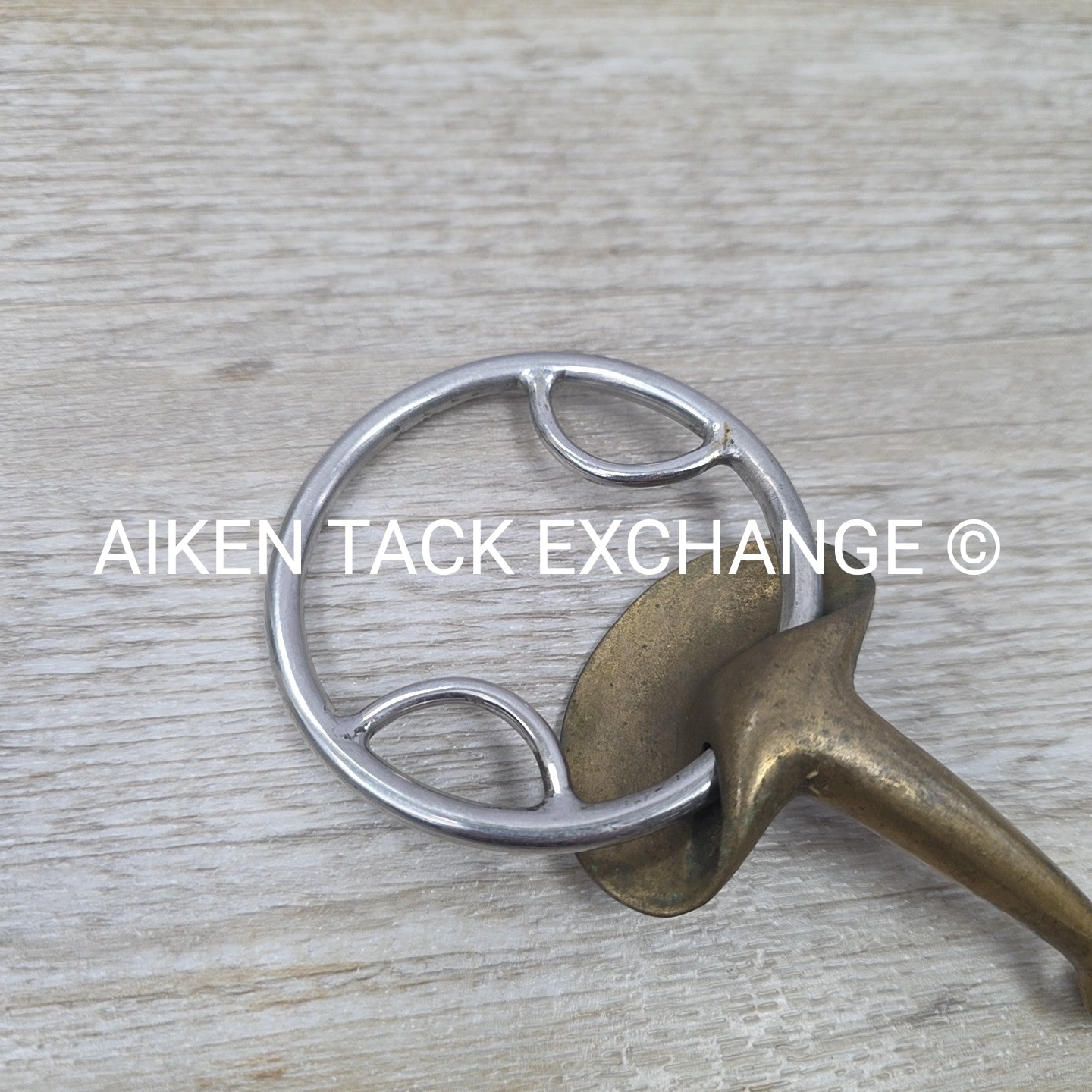 Stubben Golden Wings Double Joint Beval Loop Gag Bit 5.75"