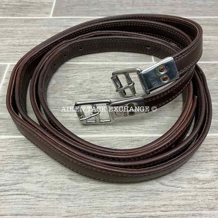 County Stirrup Leathers, Brown, 60"