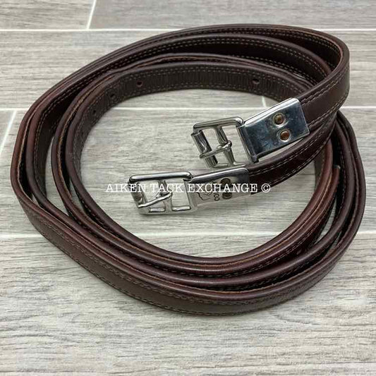 County Stirrup Leathers, Brown, 60"