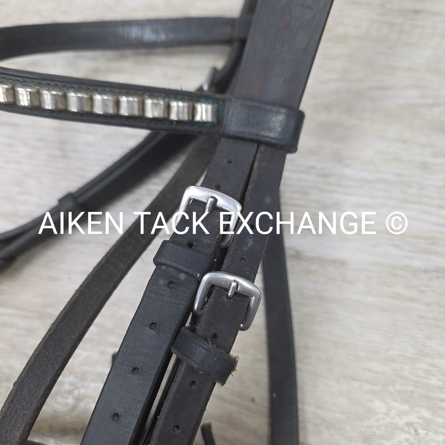 BARGAIN BUNDLE: Flash Bridle with Running Martingale, Black, Size Full