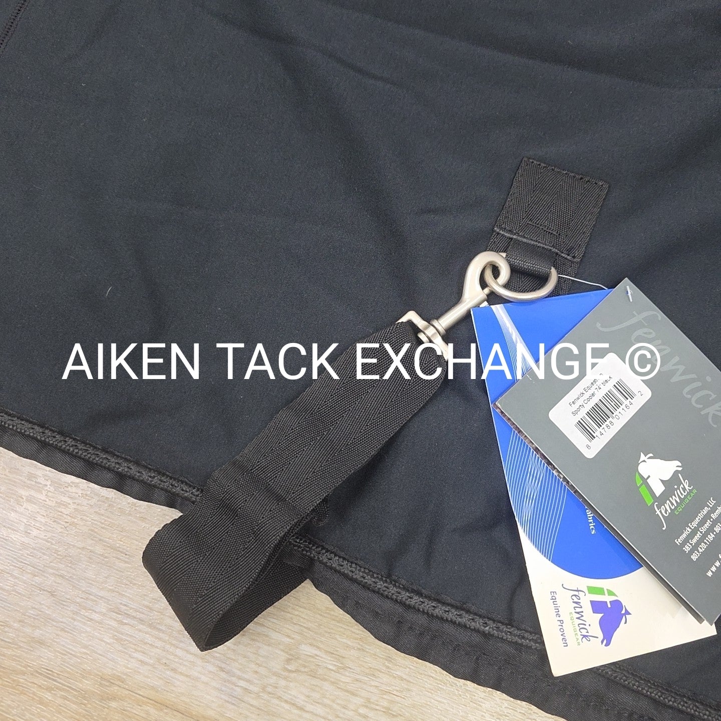 Fenwick Equestrian Sporty Dress Sheet Cooler, Black, 74"