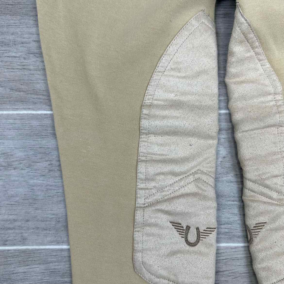 TuffRider Low Rise Starter Knee Patch Pull On Jods, Size 14