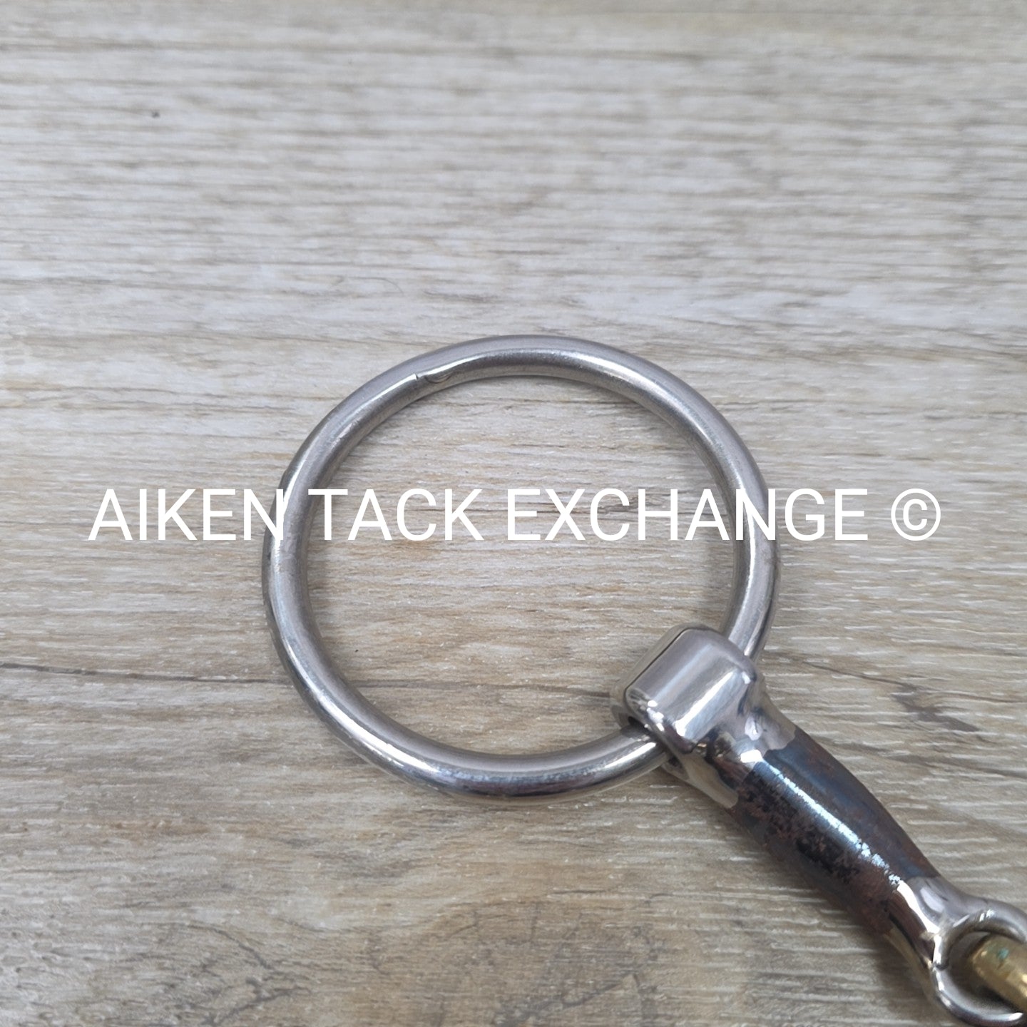 Shires Blue Alloy Loose Ring Double Joint Lozenge Bit 4.5"