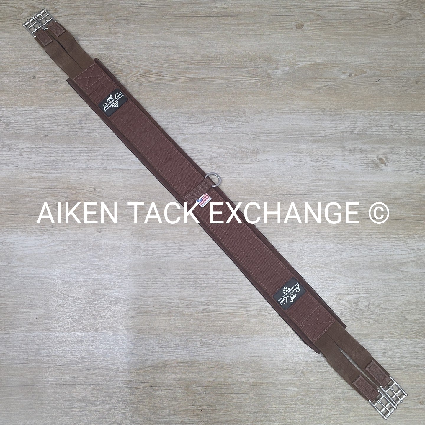 Professional's Choice Double Elastic SMx Girth, Brown, 52"