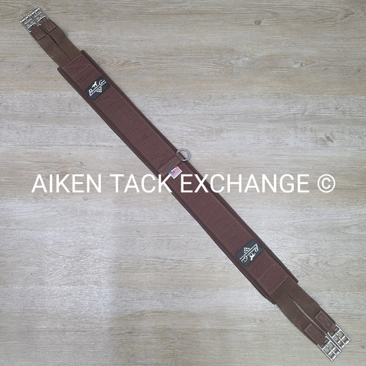 Professional's Choice Double Elastic SMx Girth, Brown, 52"