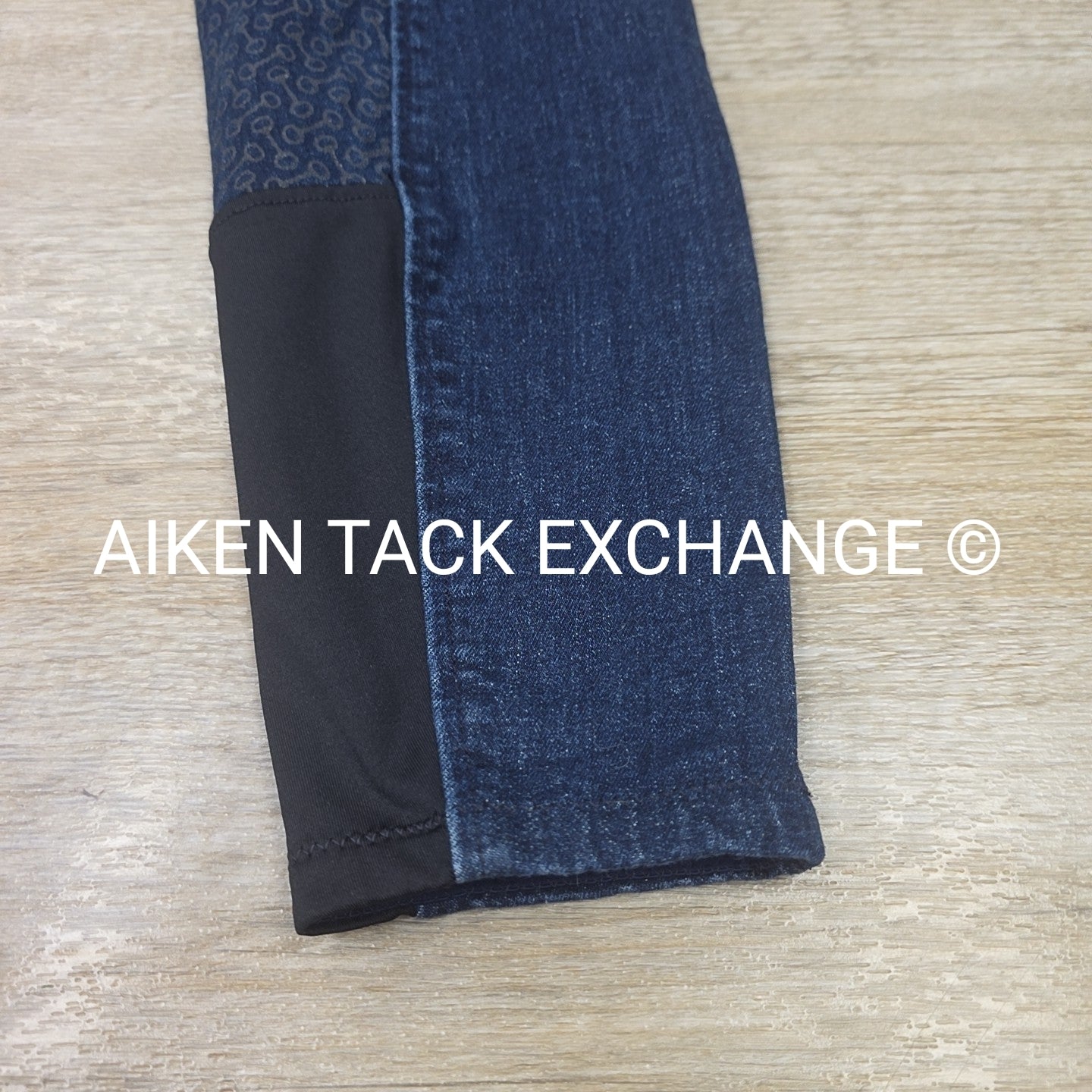 Horze Kaia Silicone Grip Full Seat Denim Breeches, Women's 30